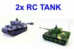 Dárek pro sourozence - 2x RC mini tank Tiger